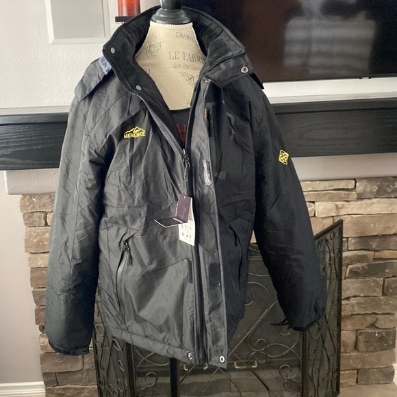 Marence Ski or Snowboard Jacket with removable fleece lined hood size Medium - Picture 1 of 13